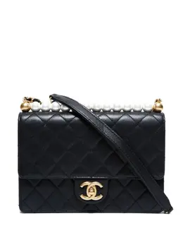 CHANEL Pre-Owned: Чёрная сумка 