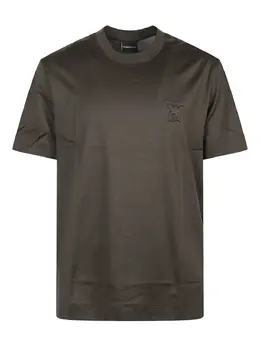 Emporio Armani: Тёмная футболка 