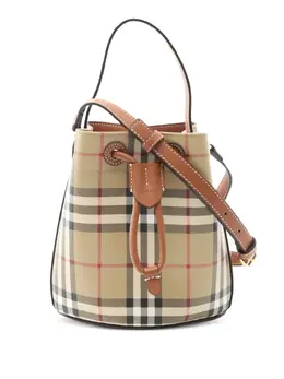 Burberry Pre-Owned: Бежевая сумка 
