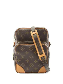 Louis Vuitton Pre-Owned: Коричневая сумка через плечо 