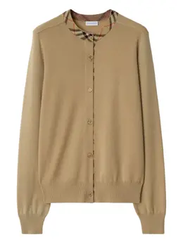 Burberry: Кардиган из шерсти 
