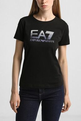 Ea7: Хлопковая футболка 