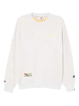 AAPE BY *A BATHING APE®: Светлый свитшот 