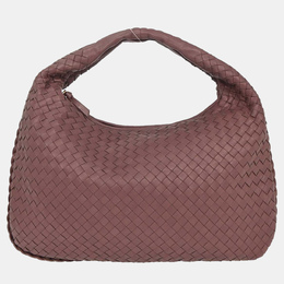 Bottega Veneta: Фиолетовая сумка  Intrecciato