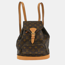 Louis Vuitton: Коричневый рюкзак 