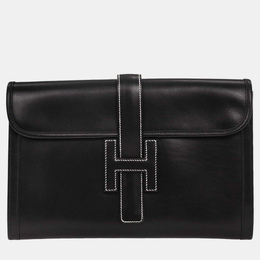 Hermes: Чорні клатчі 