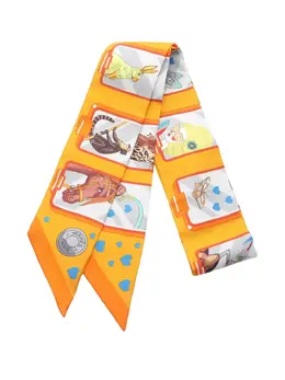 Hermès Pre-Owned: Оранжевый шарф 