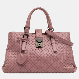 Bottega Veneta: Розовая сумка  Intrecciato