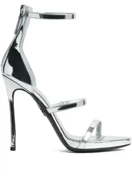 DSQUARED2: Серебристые сандалии 