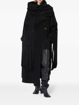 Sportmax: Чёрный шарф 