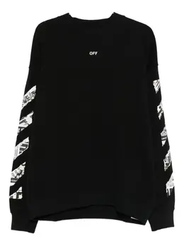 Off-White: Свитшот  Arrow с принтом