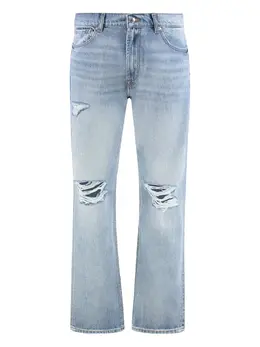 7 For All Mankind: Светлые джинсы 