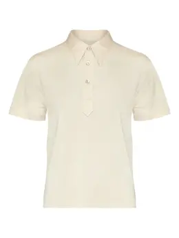 Maison Margiela: Белое поло 