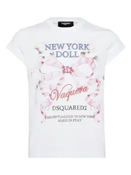 DSQUARED2: Белая футболка 