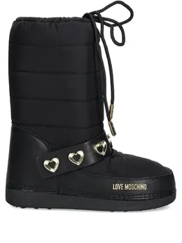 Love Moschino: Чёрные ботинки 