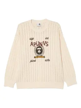 AAPE BY *A BATHING APE®: Свитер с длинным рукавом 