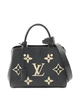 Louis Vuitton Pre-Owned: Чёрная сумка 