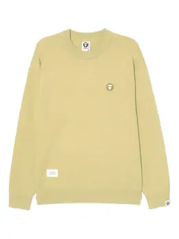 AAPE BY *A BATHING APE®: Жёлтый свитер 