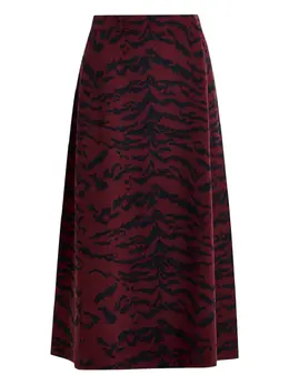Essentiel Antwerp: Бордовая юбка 