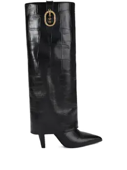 Kurt Geiger London: Чёрные ботинки 