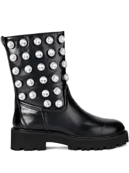 Kurt Geiger London: Чёрные ботинки 