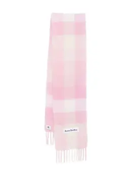 Acne Studios: Розовый шарф 