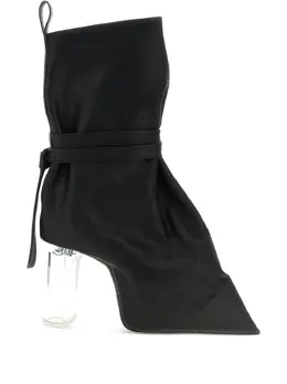 Rick Owens: Чёрные ботинки 