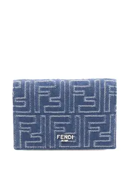 Fendi Pre-Owned: Синий кошелёк 