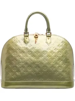Louis Vuitton Pre-Owned: Зелёная сумка 