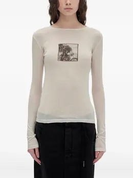 Ann Demeulemeester: Хлопковая футболка 