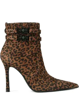 Kurt Geiger London: Тёмные ботинки 