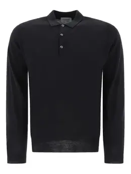 John Smedley: Поло с длинным рукавом 