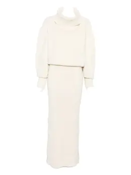 Jacquemus: Белое платье 