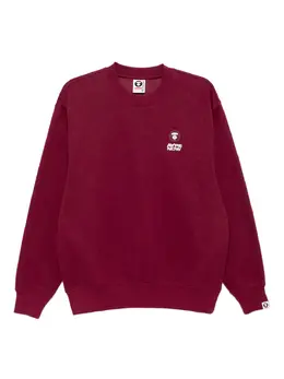 AAPE BY *A BATHING APE®: Бордовый свитшот 