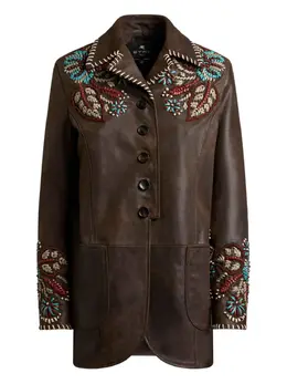 ETRO: Кожаная куртка 