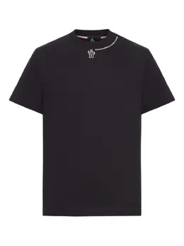 Moncler Grenoble: Чёрная футболка 