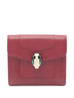 Bvlgari Pre-Owned: Красный кошелёк 