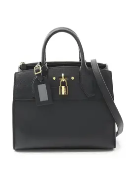 Louis Vuitton Pre-Owned: Чёрная сумка 