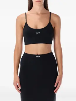 Off-White: Топ на бретельках 