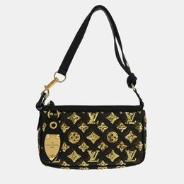 Louis Vuitton: Чорні сумки  Pochette Accessoires