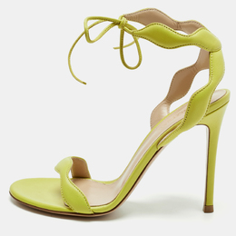 Gianvito Rossi: Зелёные сандалии 