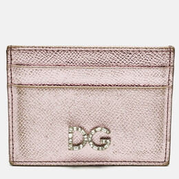Dolce & Gabbana: Розовый картхолдер  DG