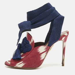 Aquazzura: Бордовые сандалии 