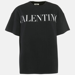 Valentino: Чёрная футболка 