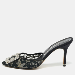 Manolo Blahnik: Чёрные сабо  Hangisi
