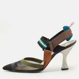 Fendi: Многоцветные туфли  Colibri