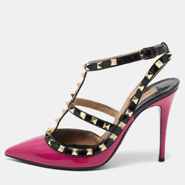 Valentino: Фиолетовые туфли  Rockstud