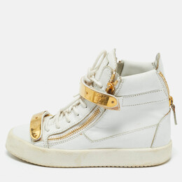 Giuseppe Zanotti: Белые кроссовки  Coby