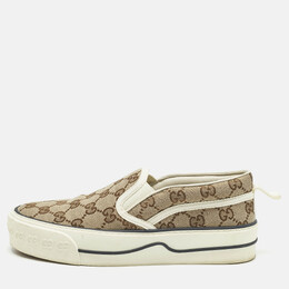 Gucci: Бежевые кроссовки  Tennis 1977