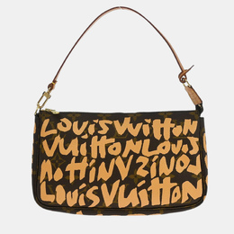 Louis Vuitton: Бежеві сумки  Pochette Accessoires